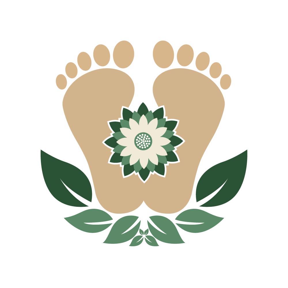 Nature Foot Care and Pediatric Wellness Vector Logo